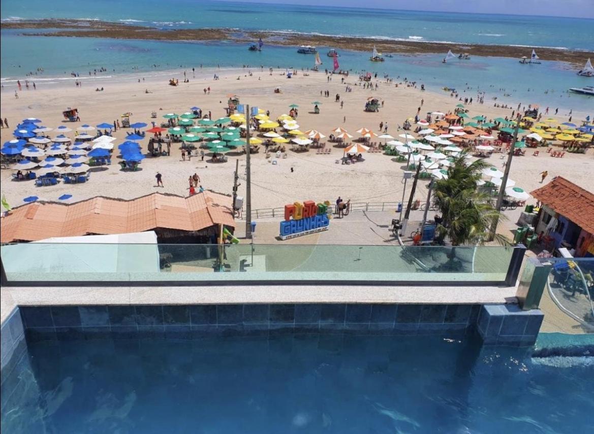Mykonos Luxo Beira Mar Apartment Porto de Galinhas Bagian luar foto